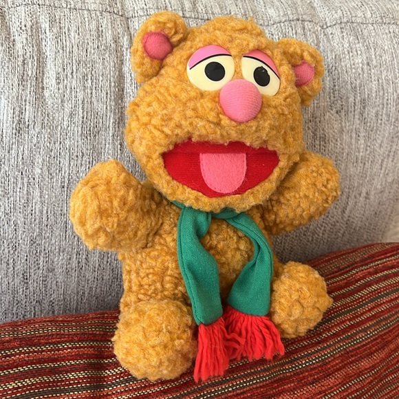 Jim Henson's Muppet Babies Baby Fozzie Bear Plush Stuffed Animal Vintage 1987 - Picture 2 of 6